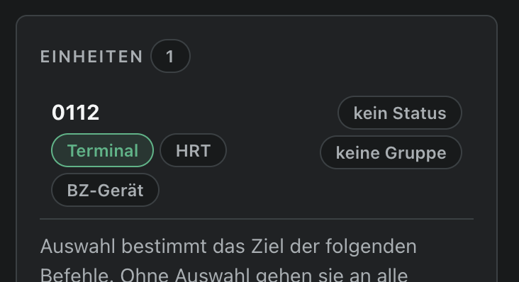 Einheitenliste